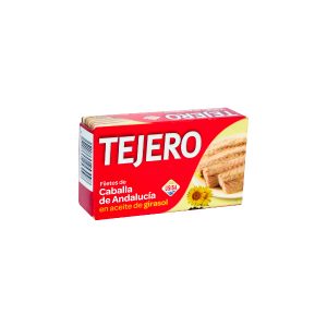 Filete Caballa aceite Tejero, 80 g.
