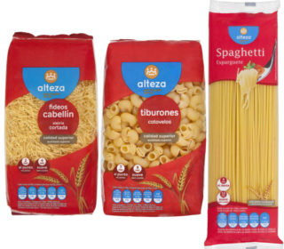 Pastas Alteza 500 g. Pastas Alteza 500 g.