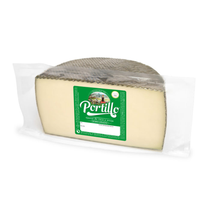 Queso semicurado mezcla El Portillo 250 g. - Alcoop