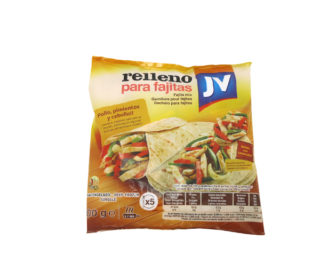 Relleno para fajitas J.V. bolsa 500 g. Relleno para fajitas J.V. bolsa 500 g.