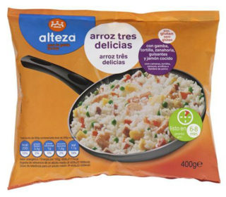 Arroz 3 delicias Alteza 400 g.