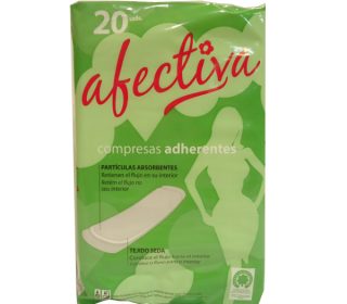Compresas Afectiva normal: 20 un.