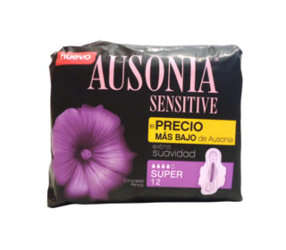 Compresas Ausonia air senst. con alas super 12 un. Compresas Ausonia air senst. con alas super 12 un.