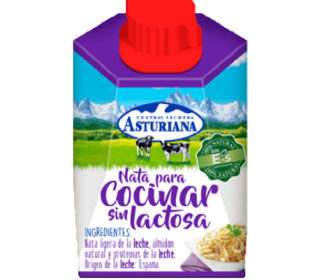 Nata sin lactosa Asturiana cocina 200 ml. Nata sin lactosa Asturiana cocina 200 ml.