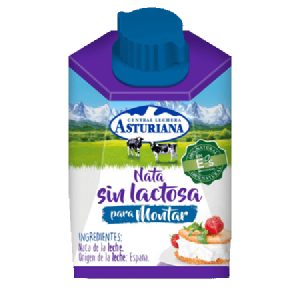 Nata sin lactosa Asturiana montar 200 ml.