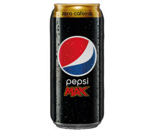Pepsi Max zero sin cafeina lata 33 cl. Pepsi Max zero sin cafeina lata 33 cl.
