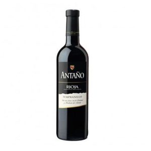 Vino tinto Rioja Antaño cosecha 75 cl.