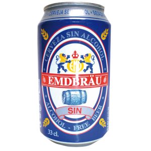 Cerveza sin alcohol Emdbräu lata 33cl.