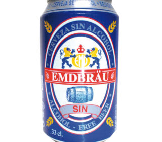 Cerveza sin alcohol Emdbräu lata 33cl.