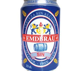 Cerveza sin alcohol Emdbräu lata 33cl.