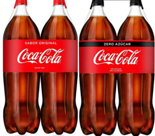 Coca Cola pack-2×1,25 L. (Clásica, zero o zero/zero)