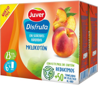 Néctar Disfruta melocotón pack-6×200 ml. Néctar Disfruta melocotón pack-6×200 ml.