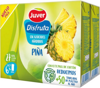 Néctar Disfruta piña pack-6×200 ml. Néctar Disfruta piña pack-6×200 ml.