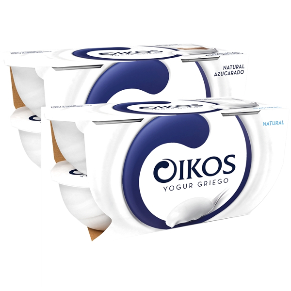 Oikos pack-4x110 gr. (natural o azucarado)