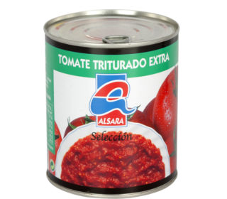 Tomate triturado Alsara 800 g. Tomate triturado Alsara 800 g.