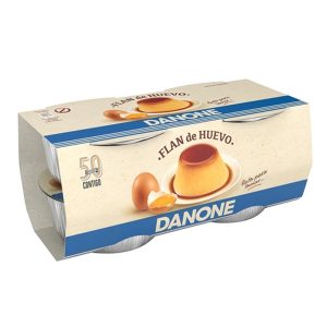 Flan huevo Danone pack-4x100 g.