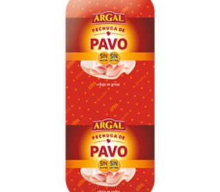 Pechuga de pavo sin gluten Argal, 250 g.