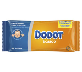 Toallitas Gr. Dodot básico recambio 54 un.