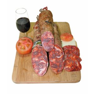Chorizo ibérico bellota F. Gómez, 250 g.