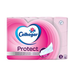 Papel higiénico Colhogar protec. 3 capas 12 rollos