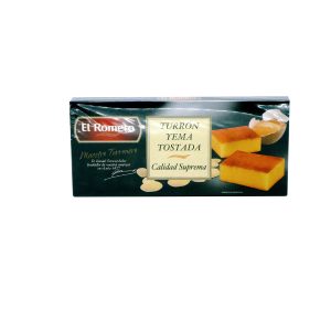 Turrón Calidad Suprema El Romero 200 g.(Yema, fruta o nata/nuez)