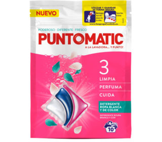 Cápsula lavadora Puntomatic tricámara 10 un. Cápsula lavadora Puntomatic tricámara 10 un.