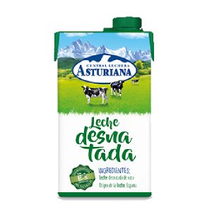 Leche desnatada Asturiana 500 ml.