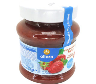 Mermelada sin azúcar fresa Alteza 280 g. Mermelada sin azúcar fresa Alteza 280 g.