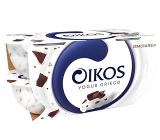 Yogur Oikos straciatella pack-4×110 g.