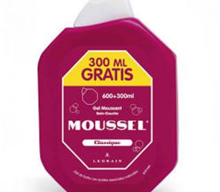 Gel Moussel clásico 600 ml + 300 ml. gratis