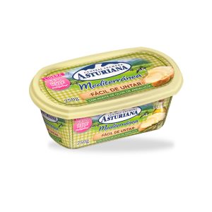 Mantequilla mediterránea Asturiana 250 g.