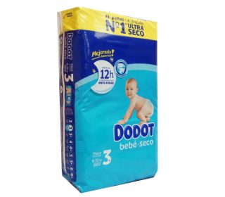 Pañal Dodot talla-3:66 un. Pañal Dodot talla-3:66 un.