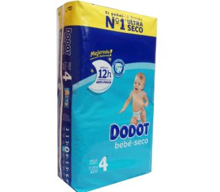 Pañal Dodot talla 4:62 un. Pañal Dodot talla 4:62 un.