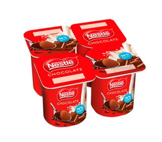 Postre chocolate Nestlé pack 4×125 g.