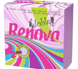 Servilletas Renova rosa paquete doble 60 un. Servilletas Renova rosa paquete doble 60 un.