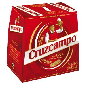 Cerveza Cruzcampo pack-6x25cl.