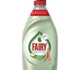 Lavavajillas Fairy aloe vera 340 ml. Lavavajillas Fairy aloe vera 340 ml.