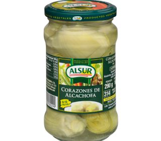 Alcachofas 8/12 f. Alsur frasco 160 g. Alcachofas 8/12 f. Alsur frasco 160 g.