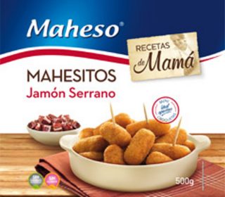 Mini croquetas jamón Maheso 400 g.