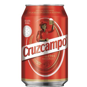 Cerveza Cruzcampo lata 33 cl.