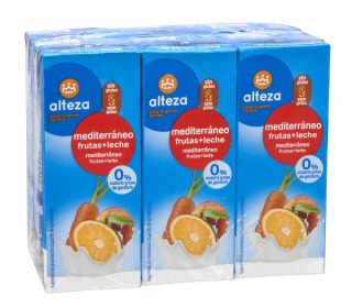 Fruta + Leche Alteza pack-6×200 ml.