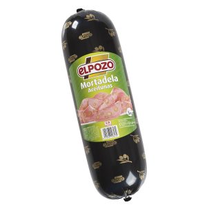 Mortadela con aceitunas El Pozo, 250 g.