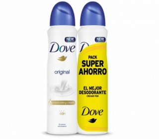 Desodorante spray Dove original pack-2x200ml. Desodorante spray Dove original pack-2x200ml.