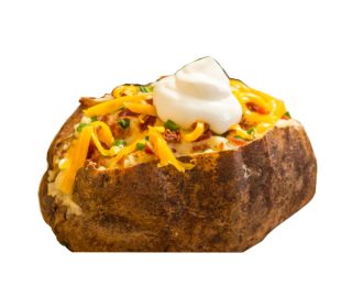 Patata asada rellena, unidad Patata asada rellena, unidad