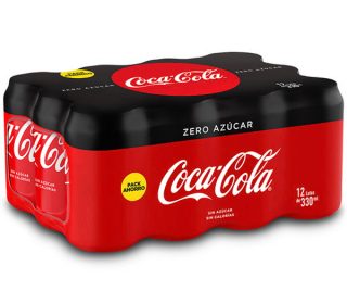 Coca Cola zero pack-12×33 cl. Coca Cola zero pack-12×33 cl.