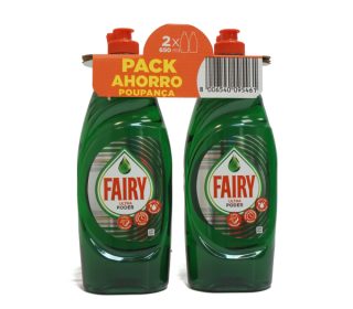 Lavavajillas Fairy ultra poder pack-2×650 ml.