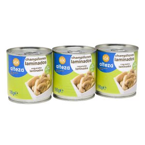 Champiñón laminado Alteza pack-3x105 g.