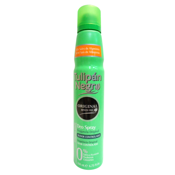 Desodorante spray Tulipán Negro clasicc 200 ml.