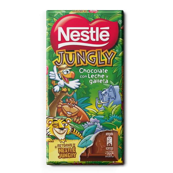 Chocolate Nestlé Jungly 125 g.