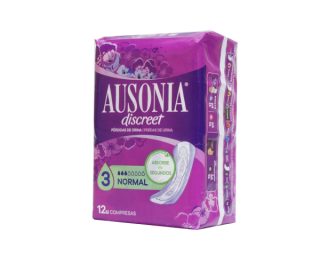 Compresas incontinencia Ausonia discreet normal 12 un.